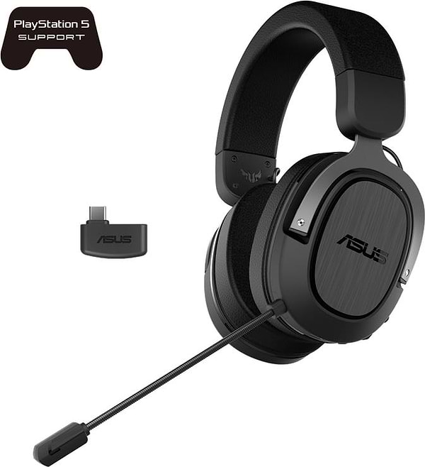 Фото - Гарнітура бездротова ігрова Asus TUF H3 WL (90YH02ZG-B3UA00) Black