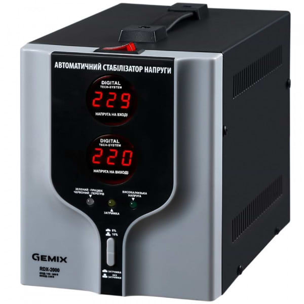 Фото - Стабилизатор напряжения Gemix RDX-2000