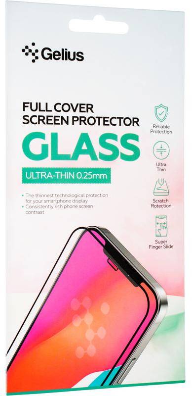 Фото - Захисне скло для смартфону Gelius Full Cover Ultra-Thin 0.25mm for Xiaomi Redmi 13c/Poco C65 Black (96564)