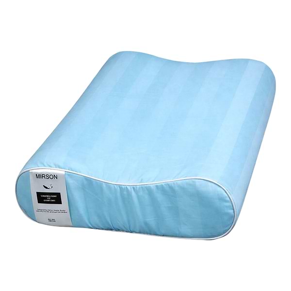 Фото - Подушка ортопедична MirSon №6085 Noble stripe Valentino 49х32х10.5 (2200003262391)