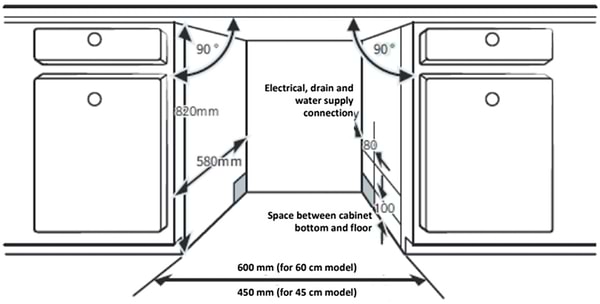 Фото - Посудомийна машина вбудована Heinner HDW-BIM45510E++