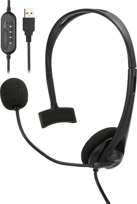 Гарнитура проводная 2E CH11 Mono USB (2E-CH11MU) - Фото 1