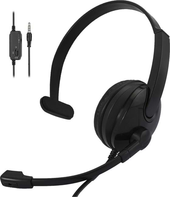 Гарнитура проводная 2E CH12 Mono On-Ear 3.5mm / 2x3.5mm (2E-CH12MJ) - Фото 1