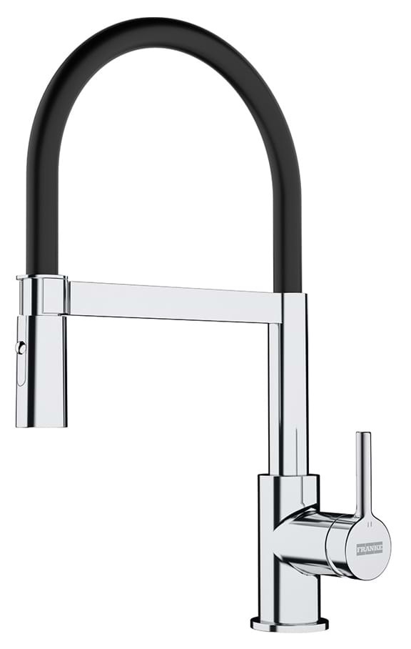 Смеситель кухонный Franke Lina Хром/Черный (115.0626.085)