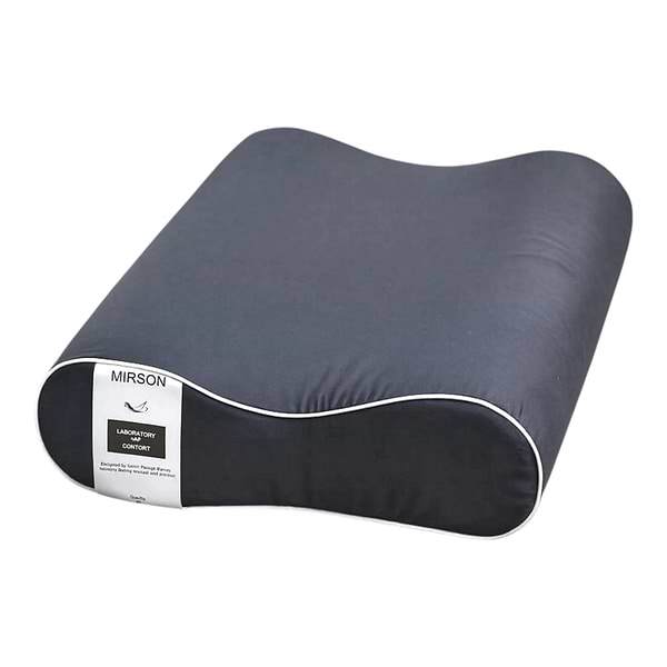 Фото - Подушка ортопедическая MirSon №6091 Delicate satin Iron grey 49х32х10.5 (2200003262452)