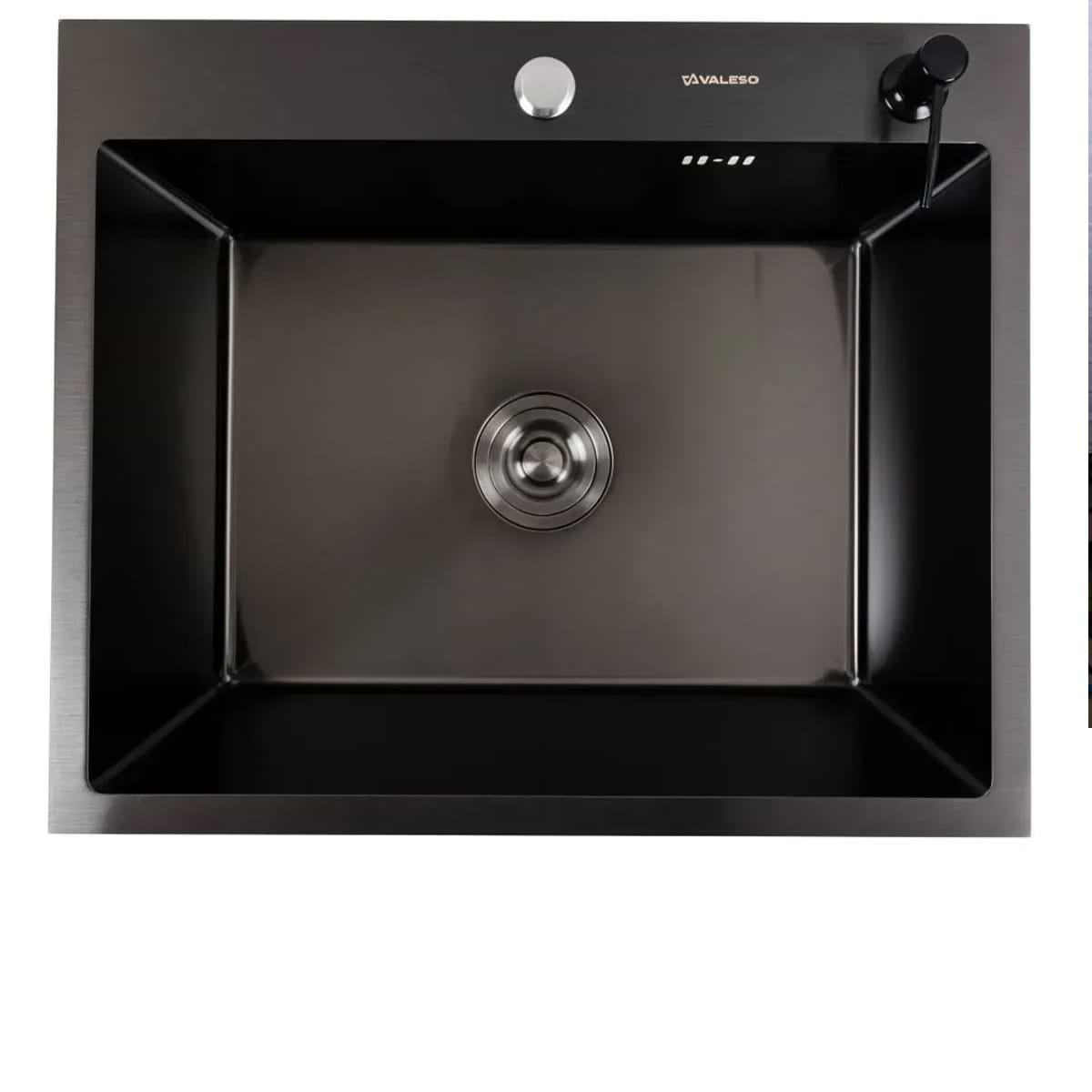 Мийка кухонна VALESO 60х50 PVD Black Handmade (3,0/1,0)