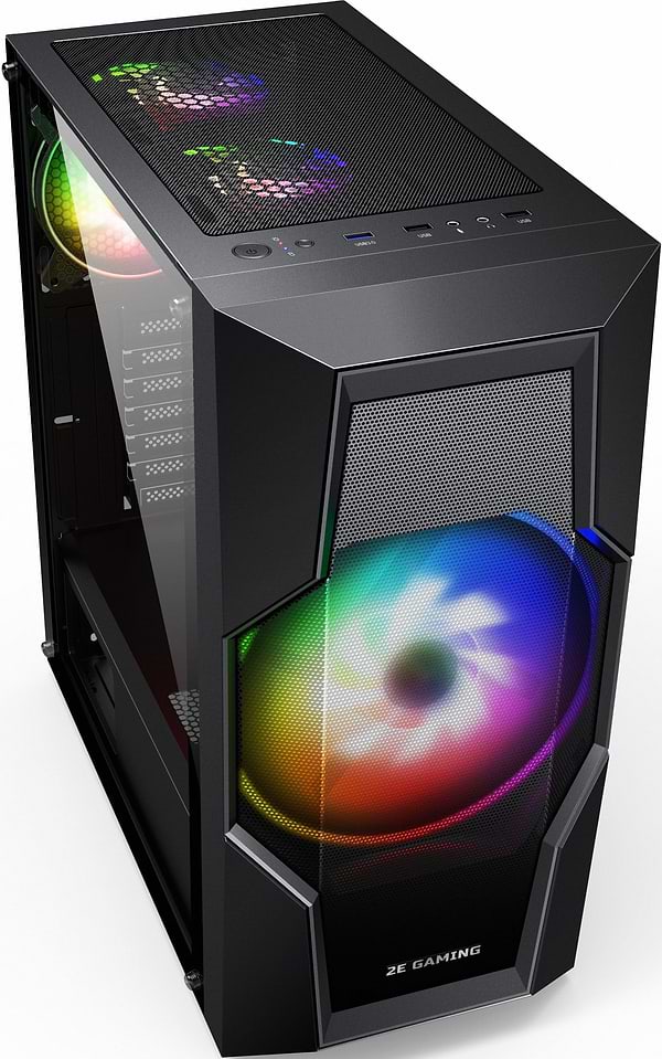 Фото - Корпус 2E Gaming Turbo Black (2E-G2057B) без БЖ