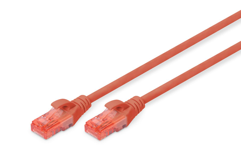 Кабель патч-корд Digitus CAT 6 UTP, 2 m AWG 26/7 Red (DK-1617-020/R)
