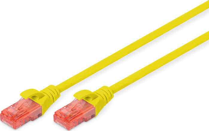 Кабель патч-корд Digitus CAT 6 UTP 0.5 м Yellow (DK-1617-005/Y)