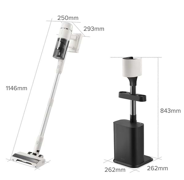 Фото - Пилосос ручний для дому RoboRock H60 Hub