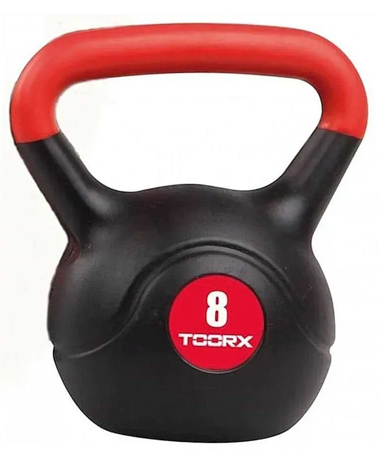 Гиря Toorx PVC 8 кг Black/Orange (KRP-8)