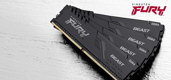 Фото - Память DDR Kingston DDR4 32GB 3600 FURY Beast (KF436C18BB/32)