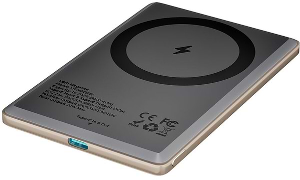 Фото - Батарея мобильная YOKI Magnetic Elegance 15W 5000 mAh (YK-MPE515 Titan)