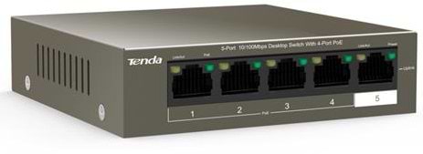 Фото - Коммутатор локальної мережі (Switch) Tenda TEF1105P-4-38W