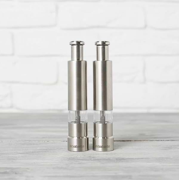 Фото - Млинок для спецій Brabantia набір для солі і перцю, 2 пр 611407
