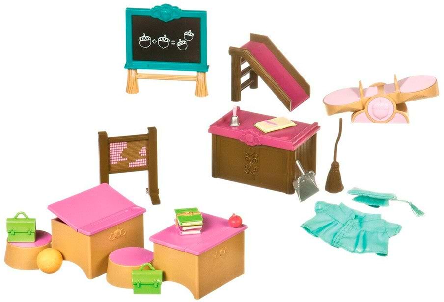 Колекційні фігурки набір Li'l Woodzeez Клас і Ігрова Площадка (6124Z) - Фото 1