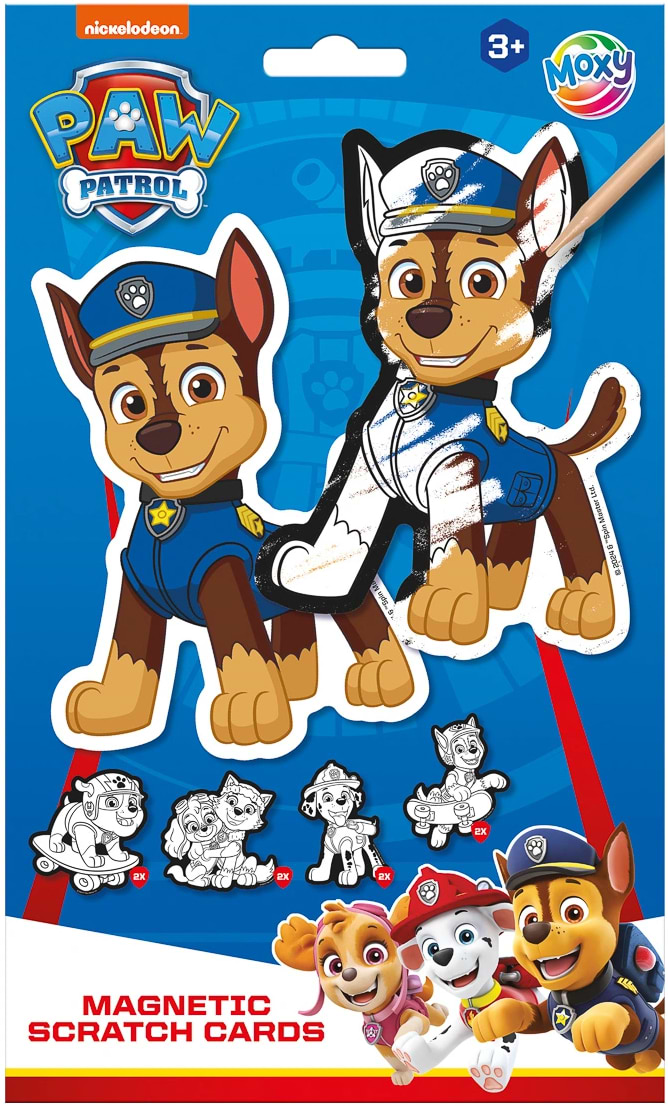 Гравюра (скрапбукінг) Moxy Paw Patrol Скретч-магніти (723351)