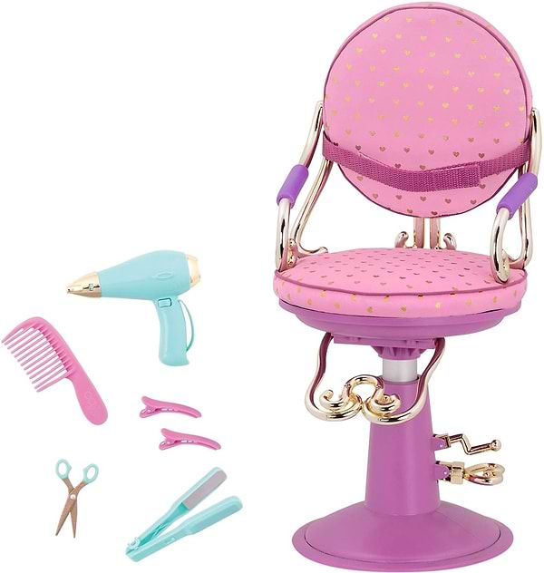 Фото - Меблі і будиночки для ляльки Our Generation Крісло для салону (BD35107Z)