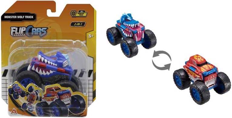 Фото - Машинка-трансформер Flip Cars 2в1 Монстр-трак в ассортименте (EU463875A)