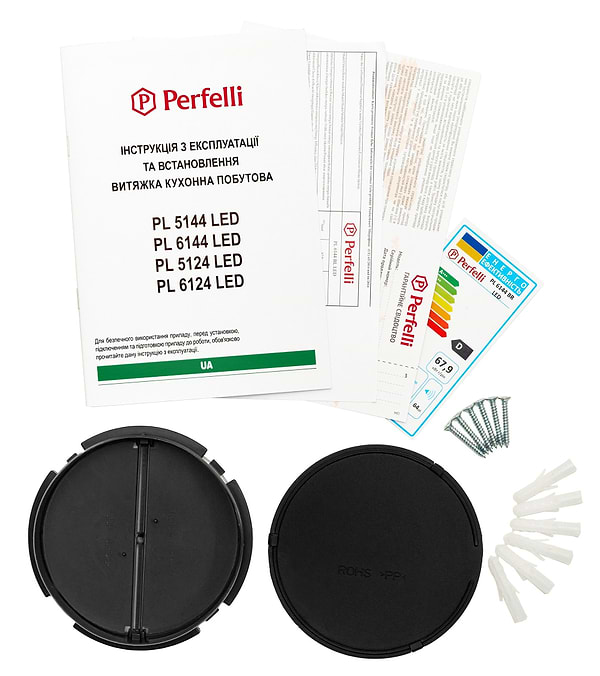 Фото - Вытяжка традиционная Perfelli PL 6144 BL LED