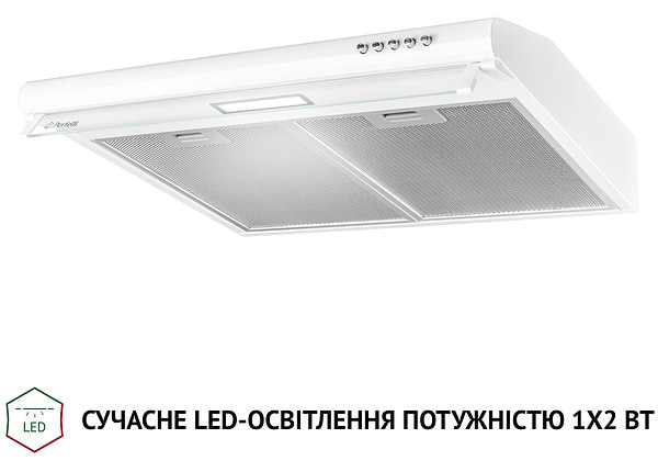 Фото - Витяжка традиційна Perfelli PL 6144 W LED
