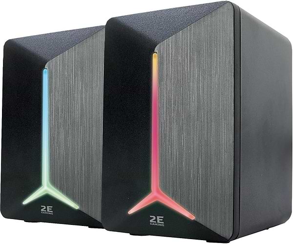 Фото - Компьютерная акустика обычная 2.0 2E Speakers SG300 2.0 RGB 3.5mm Black (2E-SG300B)
