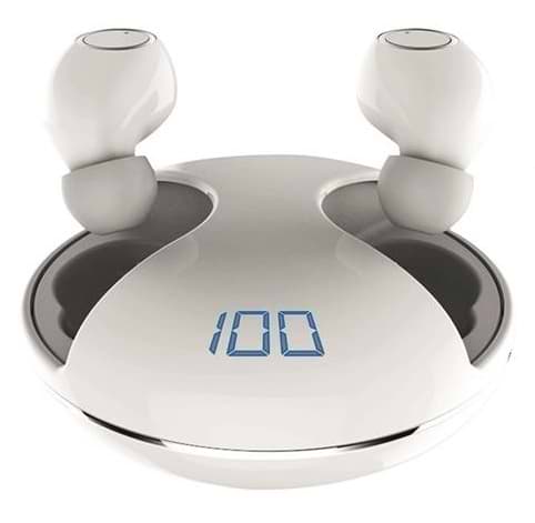 Наушники вкладыши беспроводные TWS 2E RainDrops Х True Wireless Waterproof Mic White (2E-EBTWRDXWH) - Фото 1