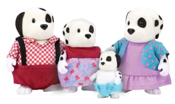 Колекційні фігурки набір Li'l Woodzeez Сім'я Собак (6157M) - Фото 1