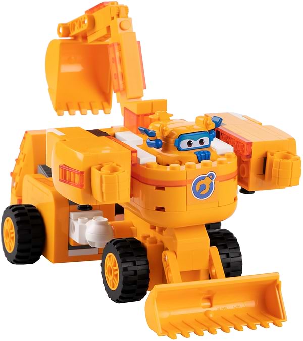 Фото - Пластиковий конструктор Super Wings Small Blocks 2-in-1 Buildable Transforming Vehicle Donnie Донні (EU385007)