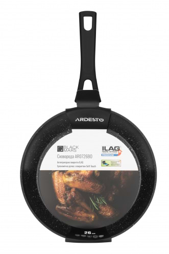 Фото - Сковорода універсальна Ardesto Black Mars Orion 28 см Black (AR0728BO)