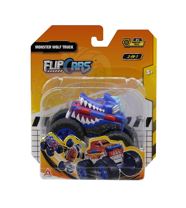 Фото - Машинка-трансформер Flip Cars 2в1 Монстр-трак в ассортименте (EU463875A)
