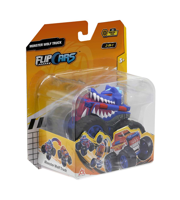 Фото - Машинка-трансформер Flip Cars 2в1 Монстр-трак в ассортименте (EU463875A)
