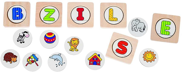 Фото - Настільна гра (3-4 роки) goki Вивчення Алфавіту (56719G))