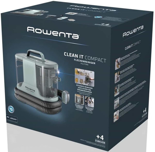 Фото - Пылесос моющий и пятновыводитель Rowenta Clean It Compact IN3023F0