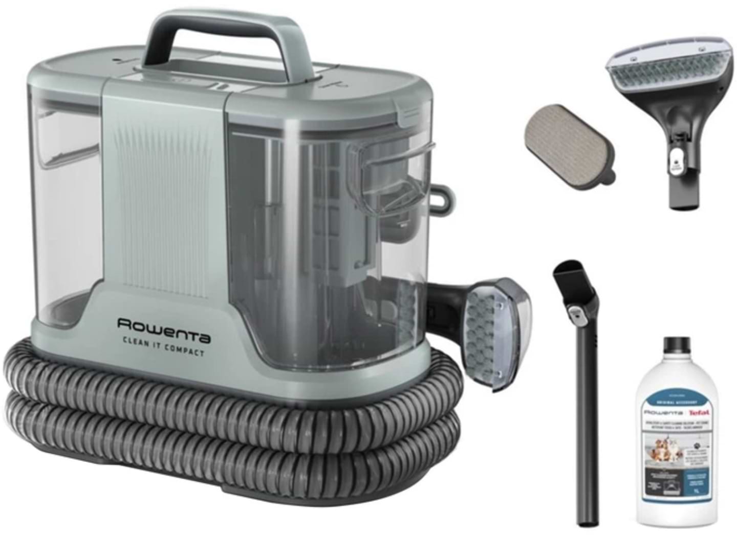 Пылесос моющий и пятновыводитель Rowenta Clean It Compact IN3023F0 - Фото 1