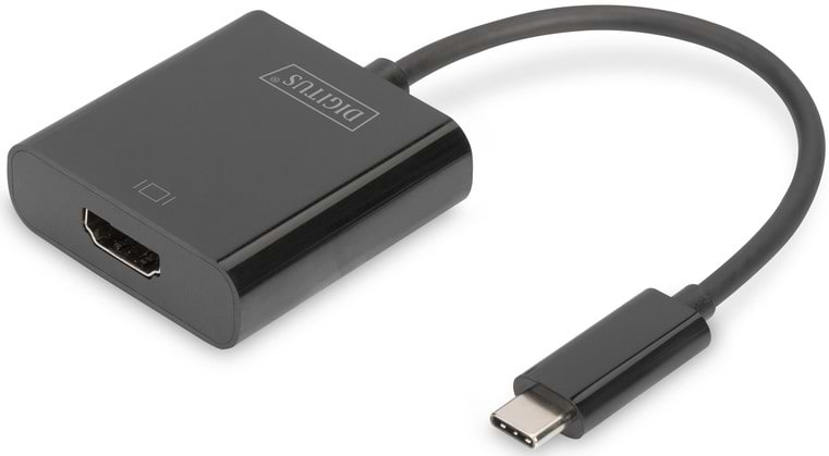 Перехідник Digitus USB-C - HDMA UHD 4K, M/F, 0.15 m (DA-70852)