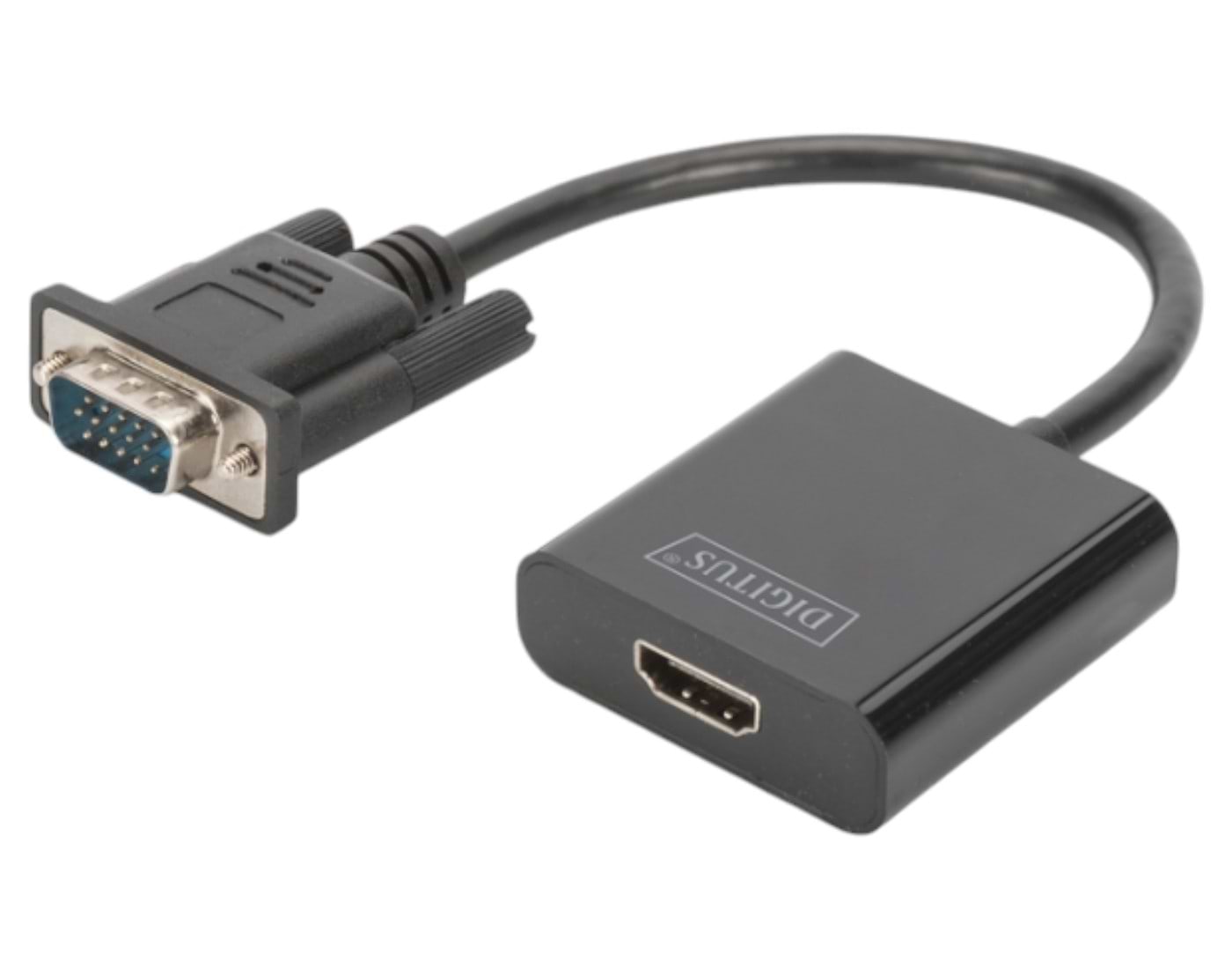 Перехідник Digitus VGA - HDMI Full HD (DA-70473)