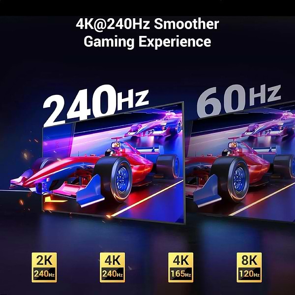 Фото - Кабель UGREEN DP118 DisplayPort 16K Cable 3m Black (25862)