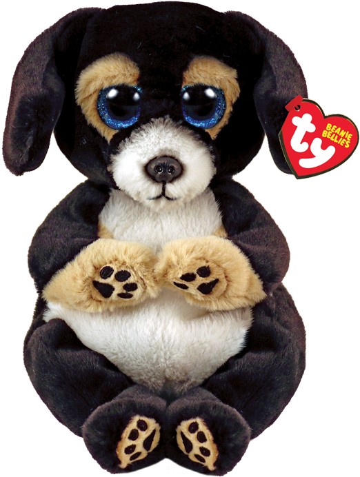 М'яка іграшка глазастик TY Beanie Bellies Такса "RANGER" 25 см (43209) - Фото 1