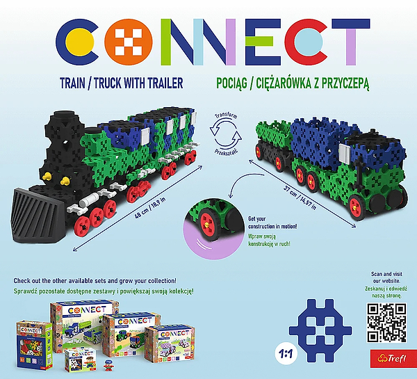 Фото - Пазли (5-7 років) Trefl Connect 2в1 279 дет. (19768)