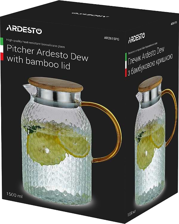 Фото - Глечик Ardesto Dew 1500 мл (AR2615PG)
