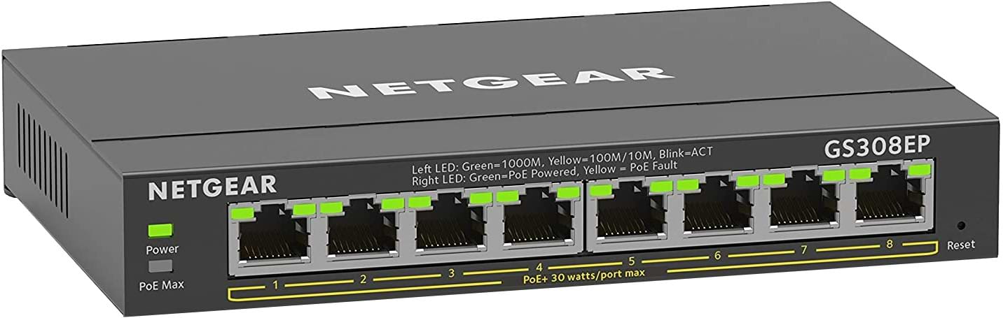 Коммутатор локальной сети (Switch) Netgear GS308EP-100PES - Фото 1