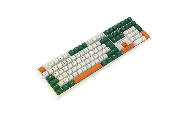 Фото - Клавиатура беспроводная игровая Canyon Shadder GKW-11 RGB Silent UA Wireless White (CND-SKBW11)