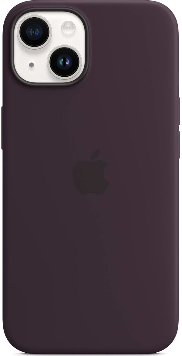 Фото - Чохол для смартфону  Silicone Case with Magnetic Ring iPhone 14 Elderberry
