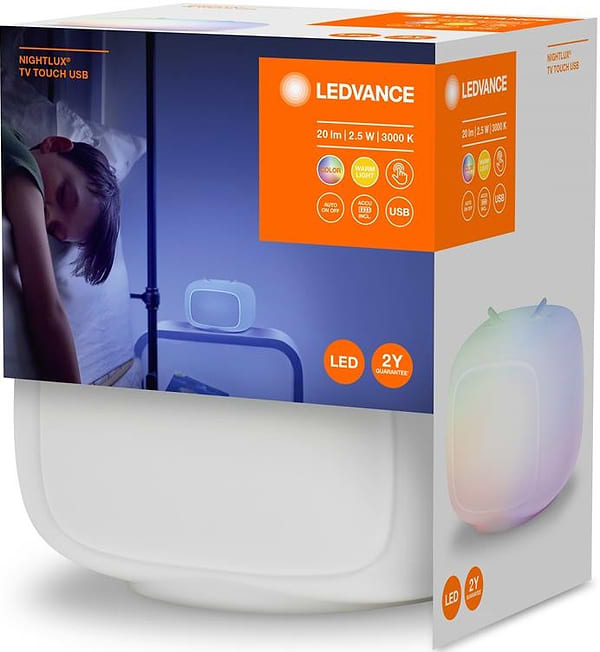 Фото - Ночник детский Ledvance NightLux Touch Retro TV LED 2.5W (4058075602137)