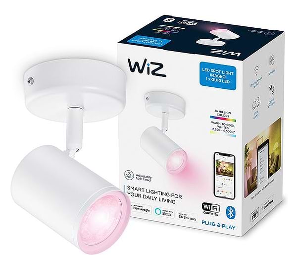 Фото - Розумна лампа WiZ IMAGEO Spots 1x5W 2200-6500K RGB (929002658701)