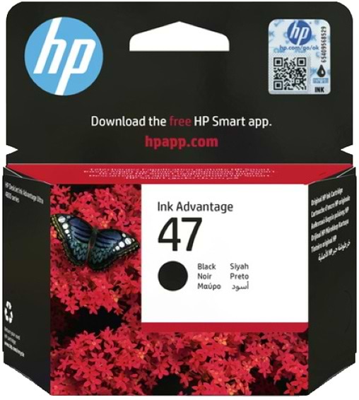 Картридж для струйных МФУ и принтеров HP No.47 DJ 4825/4826/4828/4829/4877 Black (6ZD21AE) - Фото 1