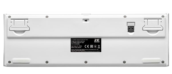 Фото - Клавіатура бездротова ігрова 2E KG360 RGB 68key WL Black Ukr (2E-KG360UBK)