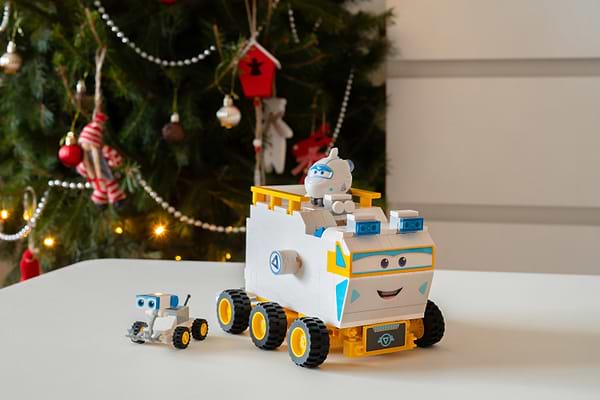 Фото - Пластиковый конструктор Super Wings Small Blocks Buildable Vehicle Set Rover Ровер (EU385013)