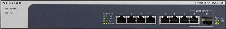 Коммутатор локальной сети (Switch) Netgear XS508M-100EUS